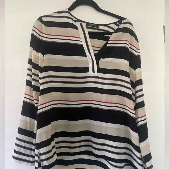 Lafayette, 148 New York gorgeous striped blouse, long sleeve. - Picture 1 of 4